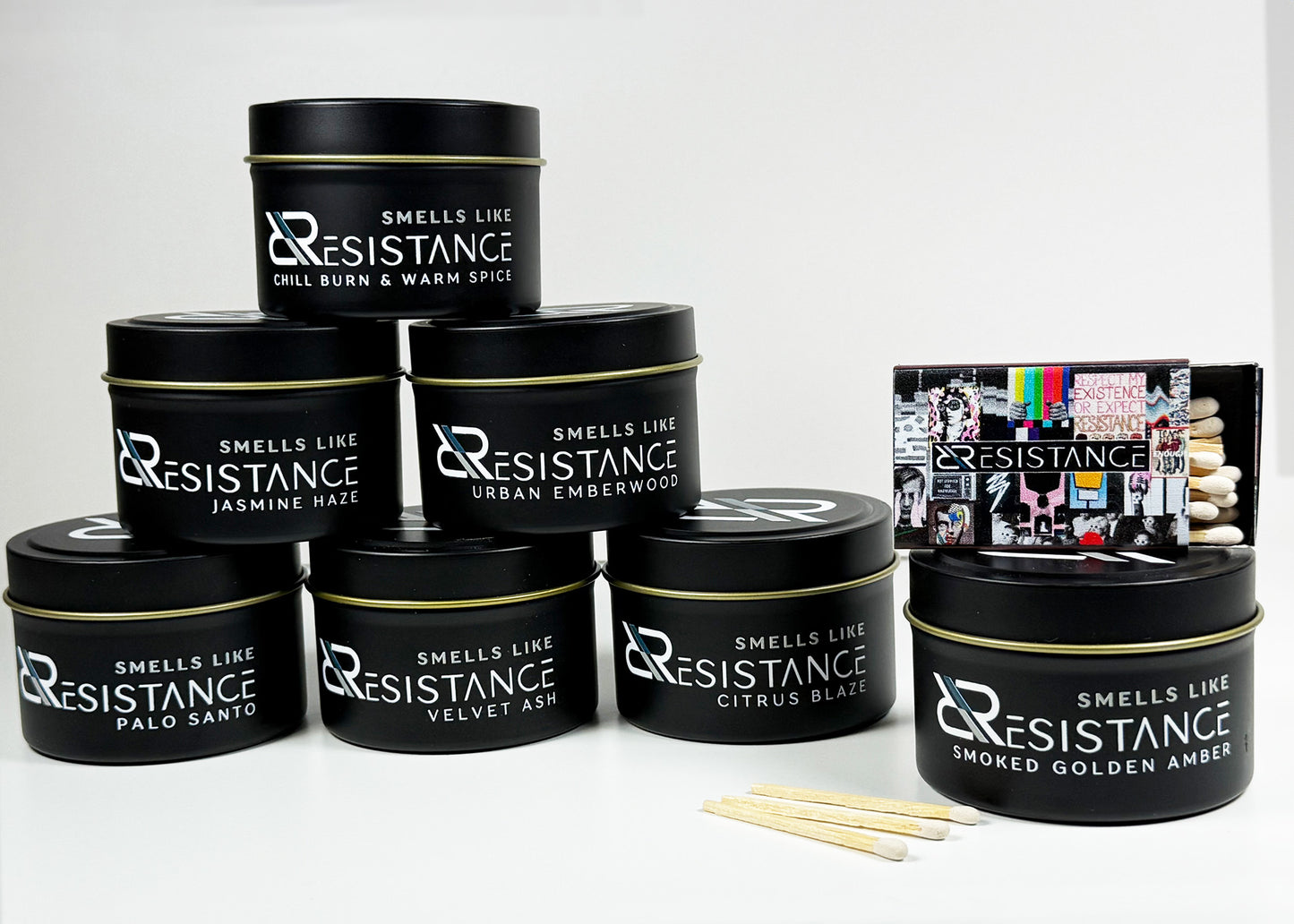 URBAN EMBERWOOD RESISTANCE CANDLE & MATCHBOOK