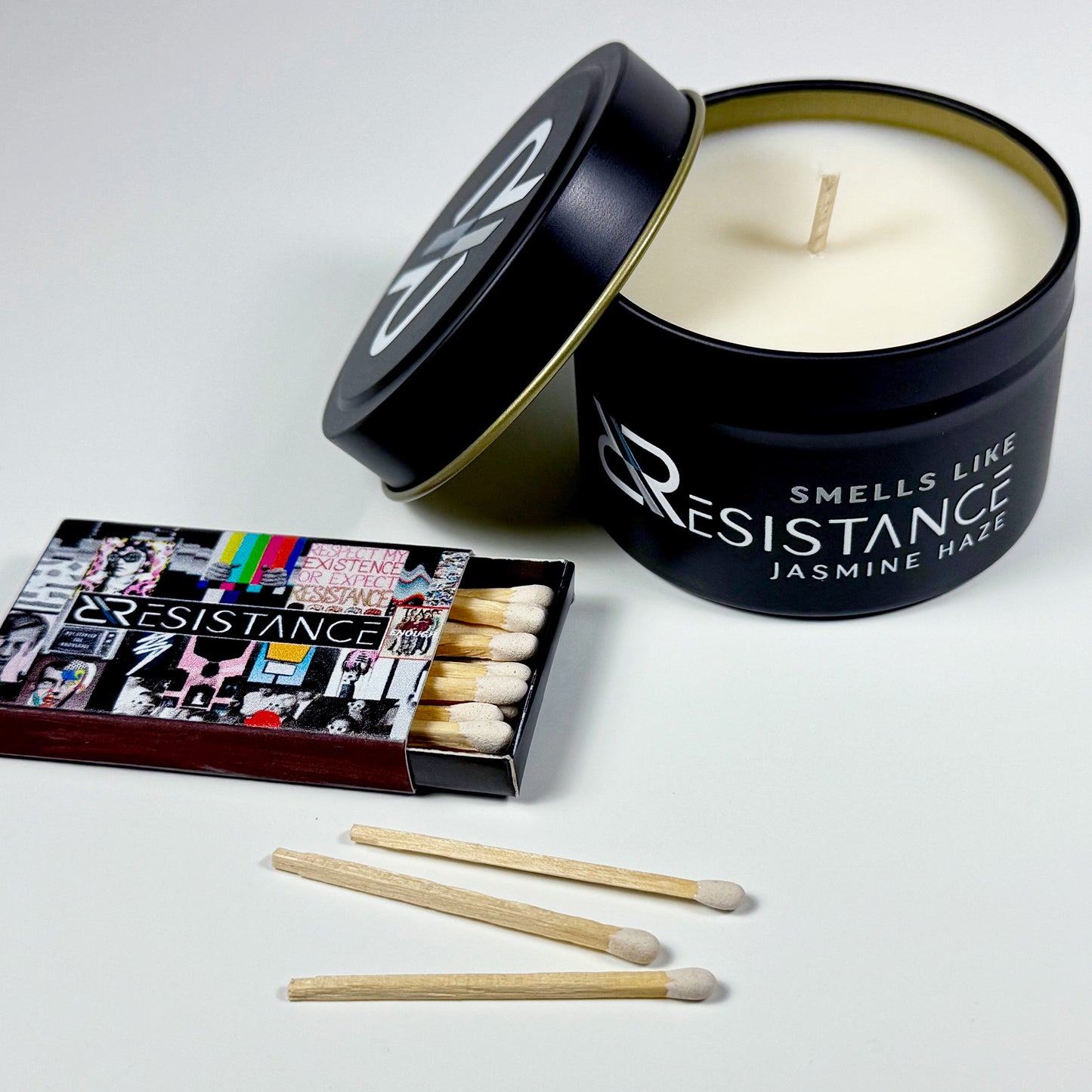 JASMINE HAZE RESISTANCE CANDLE & MATCHBOX