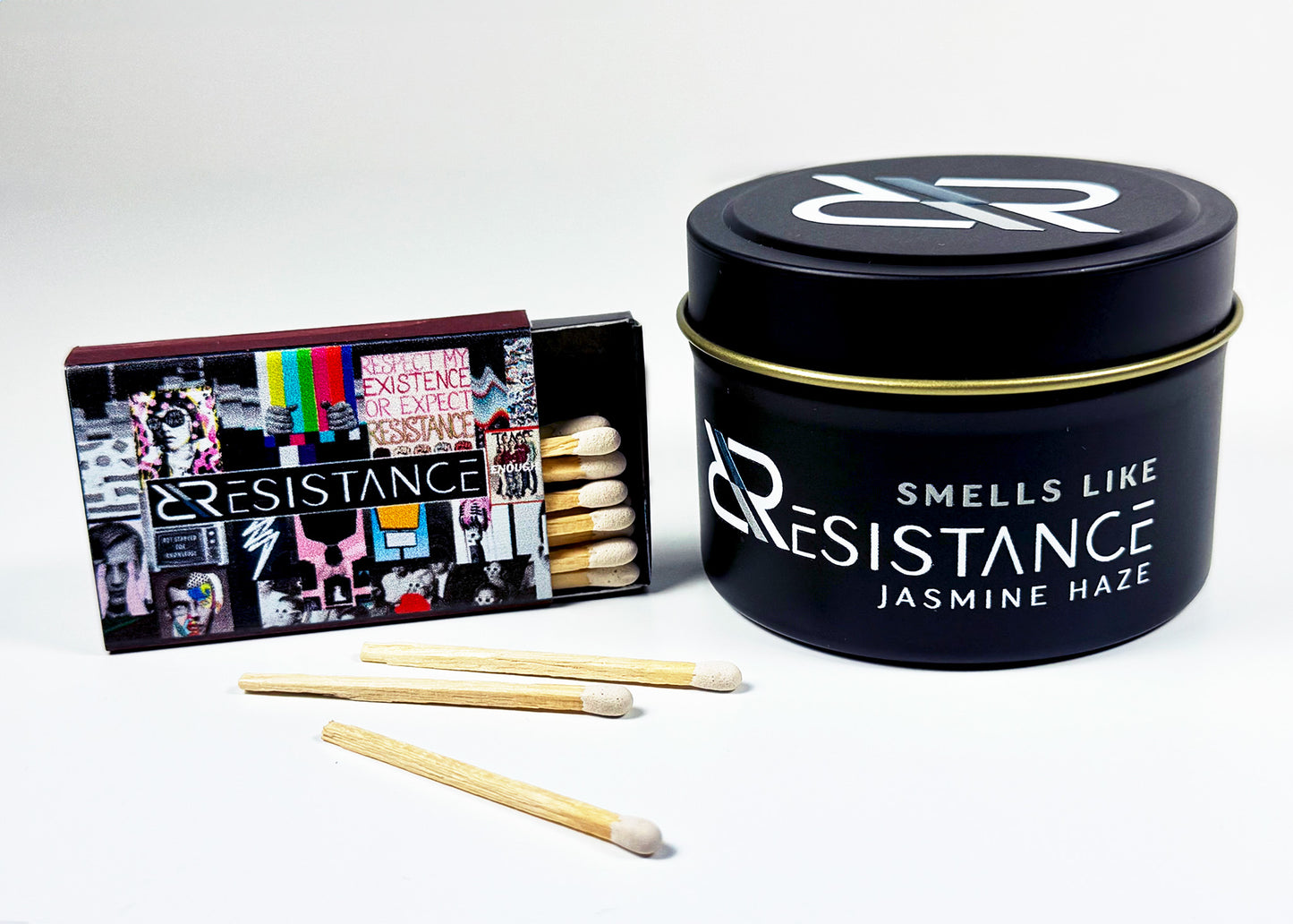 JASMINE HAZE RESISTANCE CANDLE & MATCHBOX