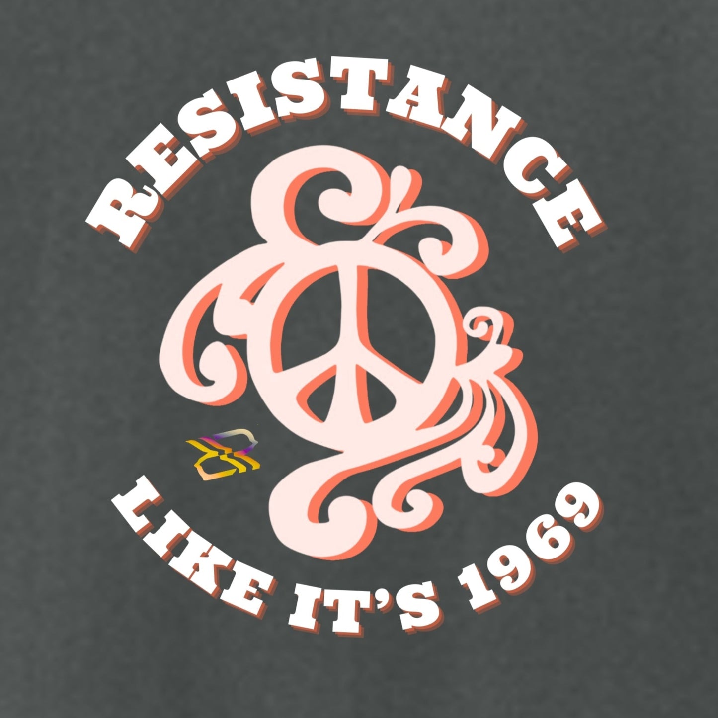 THE SIXTIES CALLED RESISTANCE CROPPED TEE