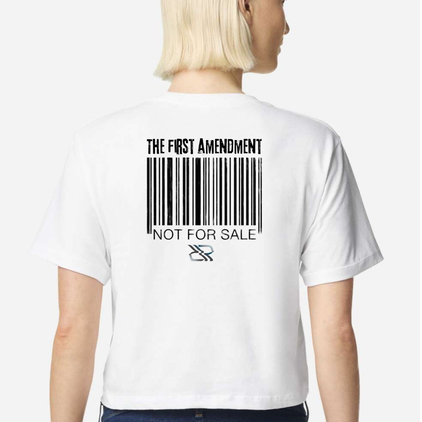 FREE SPEECH RESISTANCE CROPPED TEE