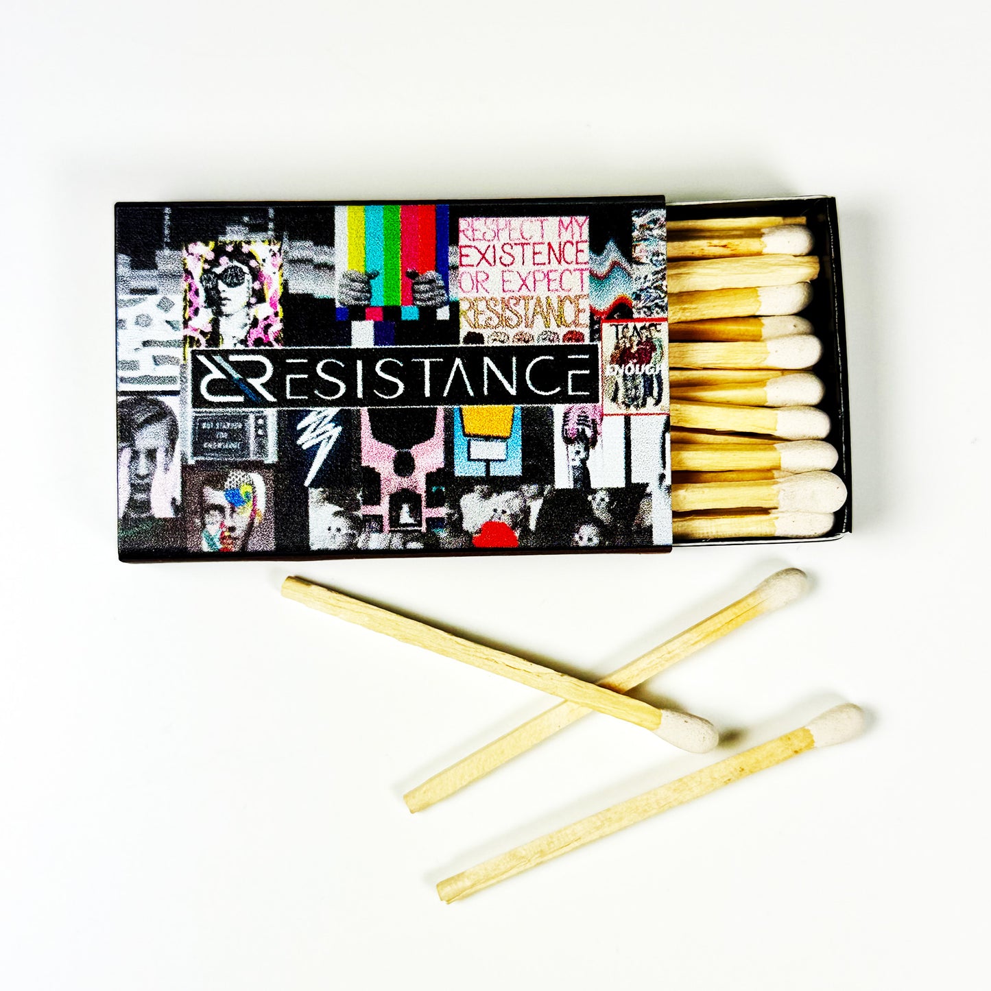 VELVET ASH RESISTANCE CANDLE & MATCHBOX