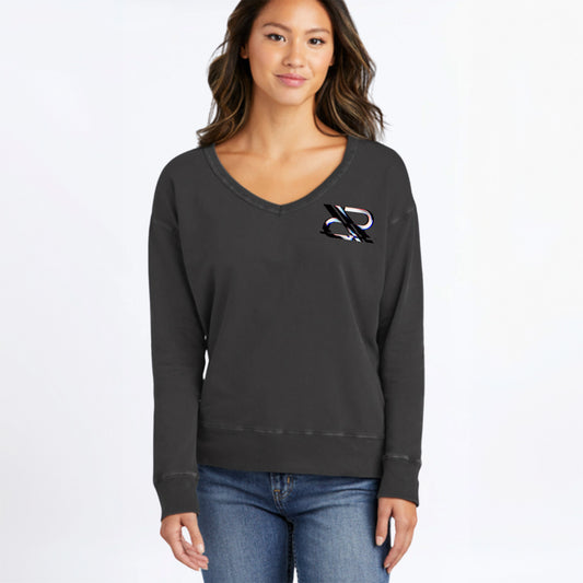 RESISTANCE BEACH WASH V-NECK SWEATSHIRT