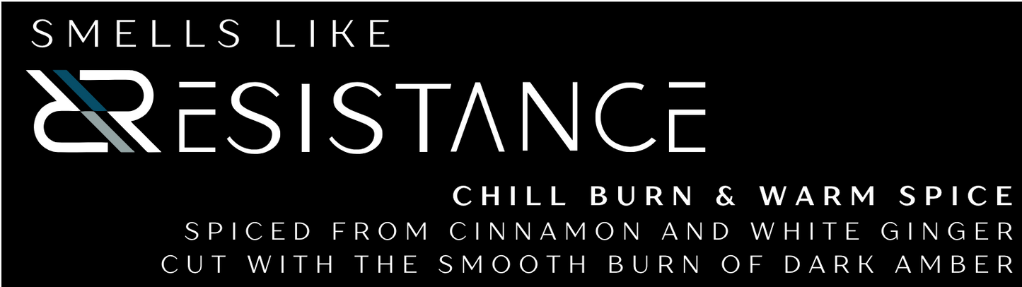 CHILL BURN & WARM SPICE RESISTANCE CANDLE & MATCHBOX