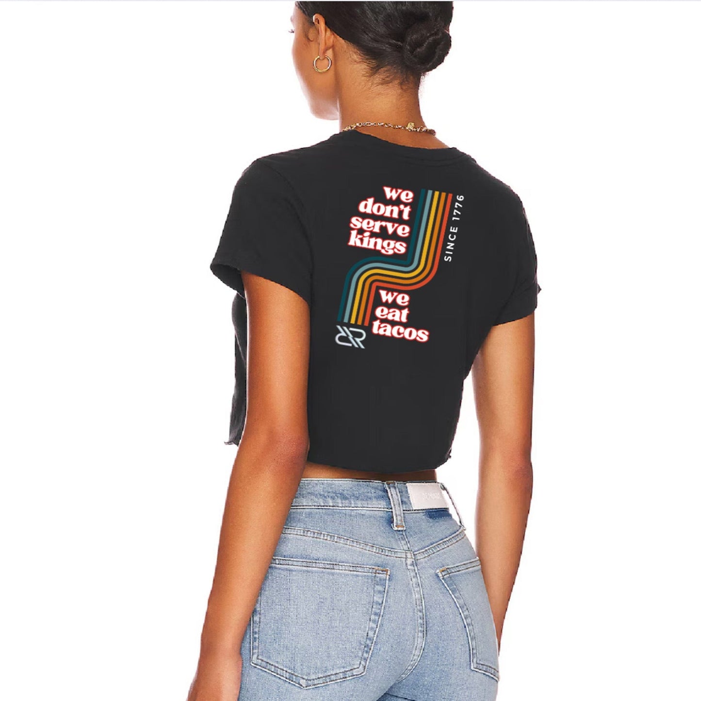 NO KINGS RESISTANCE CROP TEE