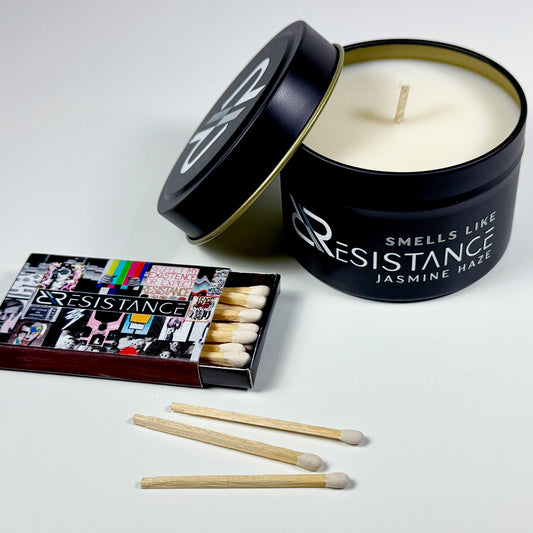 JASMINE HAZE RESISTANCE CANDLE & MATCHBOX